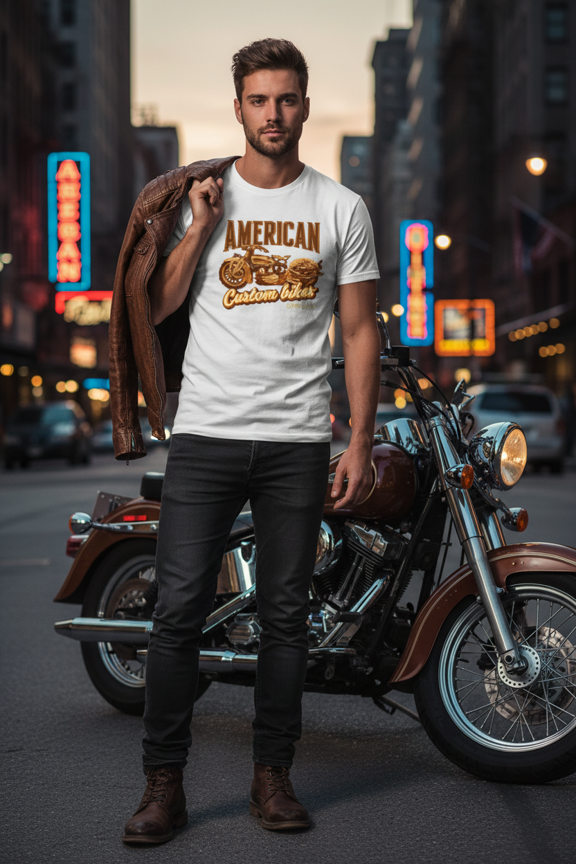 Mockup accattivante t-shirt 001